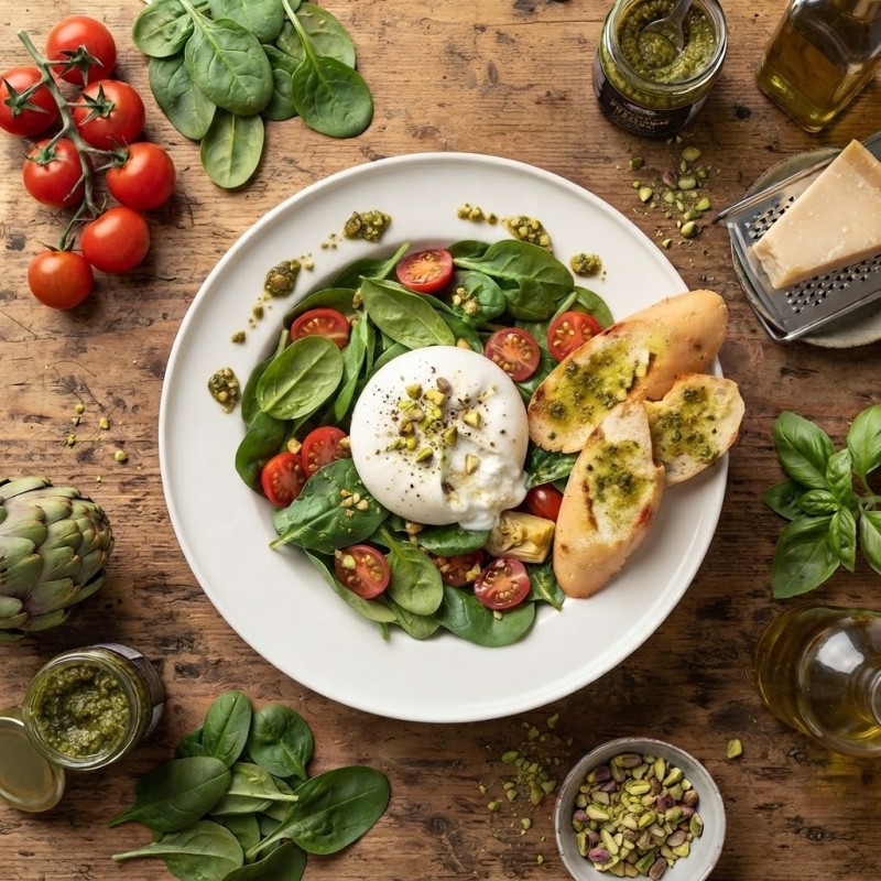 Insalata con burrata