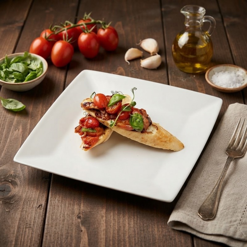 Bruschetta pomodoro al pesto