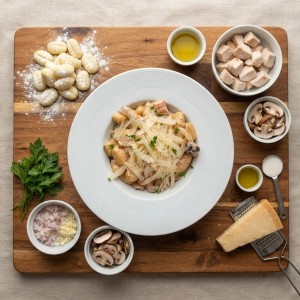 Gnocchi con pollo