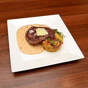 Bistecca di manzo con pepe