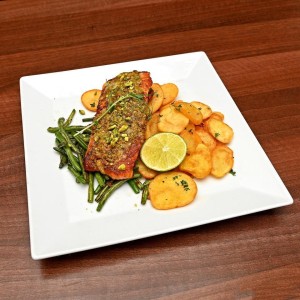 Salmone in crosta