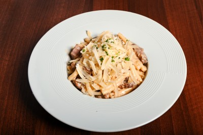 Casarecce con filetto di maiale